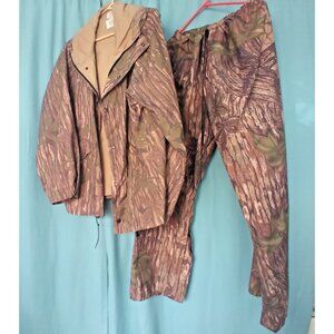 Gore-Tex 10X Rainwear Waterproof Hooded JACKET w PANTS Realtree Camo Men's XL GP